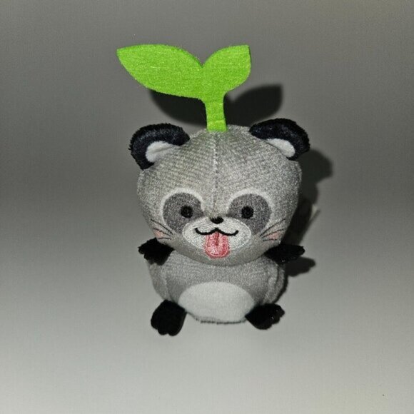 2 Sakuties Plush Lot Small 4" Bean Bag Toys Wally Hedgehog Reagan Raccoon - Picture 8 of 11